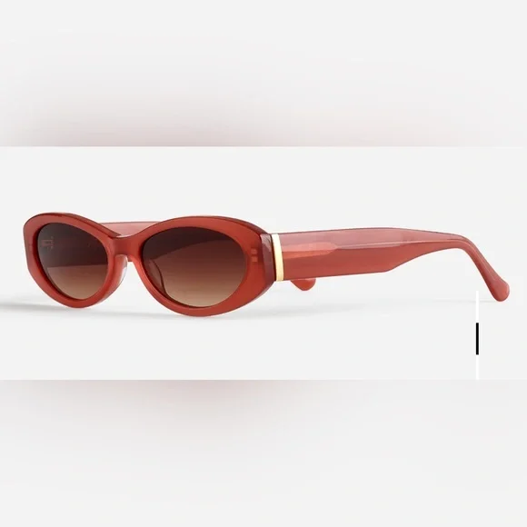 NWT MADEWELL Skinny Oval Sunglasses - Picture 2 of 7